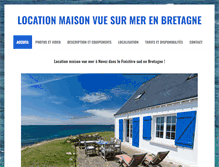 Tablet Screenshot of location-vue-mer-bretagne.com